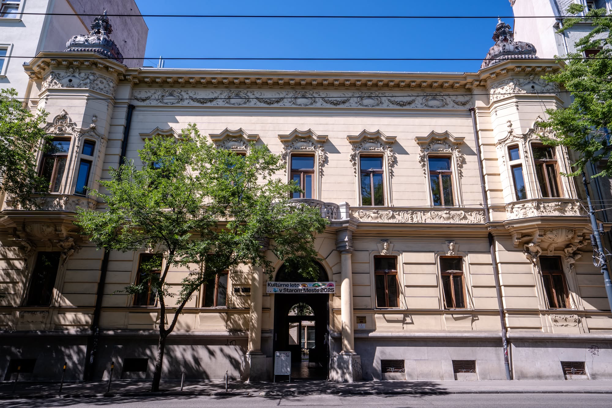 Nádvorie Pistoriho paláca po rekonštrukcii sprístupnili verejnosti